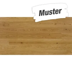 Handmuster zum Parkett 'Basic 11-5' Eiche Classic naturgeölt braun 11,5 mm
