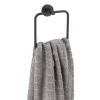Handtuchring 'Bosio Black' matt, Edelstahl rostfrei