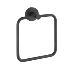 Handtuchring 'Bosio Black' matt, Edelstahl rostfrei