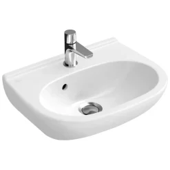 Handwaschbecken oval 'O. Novo' weiß 45 x 15,5 x 35 cm