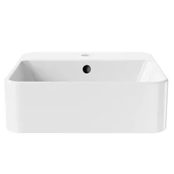 Handwaschbecken 'Valea' weiß 40 x 12,5 x 38,5 cm