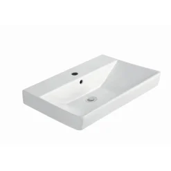 Handwaschbecken eckig 'Opia' weiß 45 x 15 x 36,5 cm