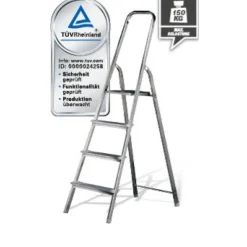 Haushaltsleiter, 4 Sprossen, 2,78 m