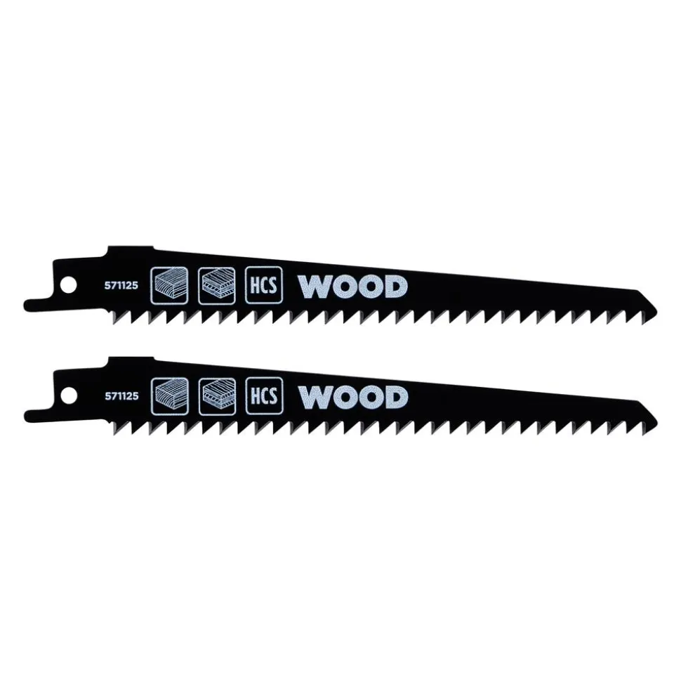 HCS-Säbelsägeblätter für Holz 153 mm 2 Stück