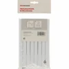 Heizungsrohrverkleidung weiß 20,5 cm 8 Stück