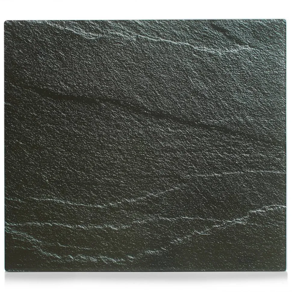 Herdblende 'Schiefer' mehrfarbig 56 x 0,8 x 50 cm