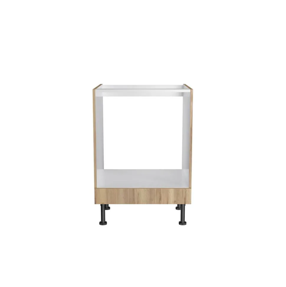 Herdumbauschrank 'Optikomfort Erik290' eichefarben 60 x 87 x 58,4 cm