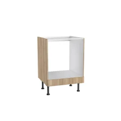 Herdumbauschrank 'Optikomfort Erik290' eichefarben 60 x 87 x 58,4 cm