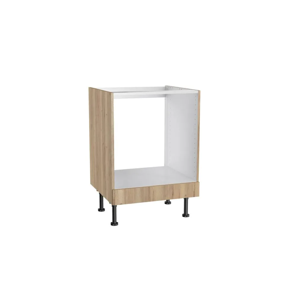 Herdumbauschrank 'Optikomfort Erik290' eichefarben 60 x 87 x 58,4 cm