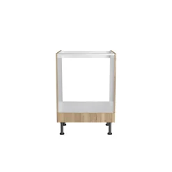 Herdumbauschrank 'Optikomfort Erik290' eichefarben 60 x 87 x 58,4 cm
