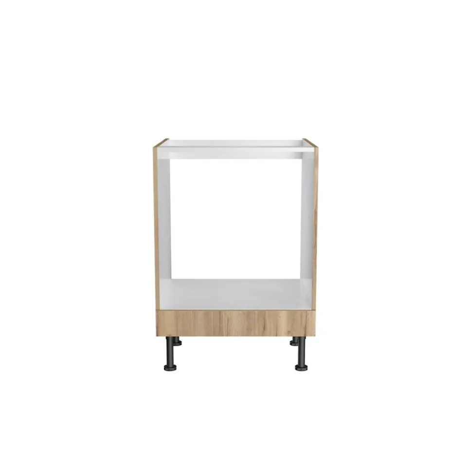 Herdumbauschrank 'Optikomfort Erik290' eichefarben 60 x 87 x 58,4 cm