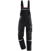 Herren-Arbeitslatzhose schwarz/limettenfarben Gr. 58