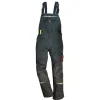 Herren-Arbeitslatzhose schwarz/limettenfarben Gr. 50