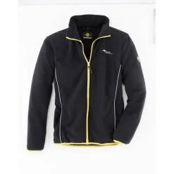 Herren Fleecejacke `Roadsign' Größe XL schwarz/gelb