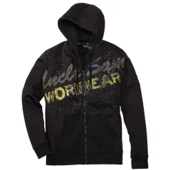 Herren Sweatjacke 'Uncle Sam' Größe M anthrazit/schwarz