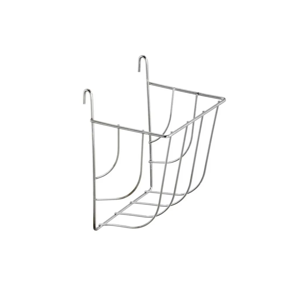 Heuraufe Hopper 13 x 12 x 19 cm verchromt