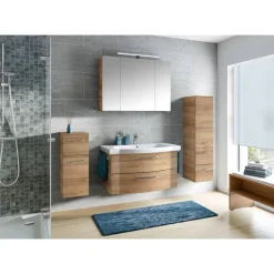 Highboard 'Lucia' braun foliert 30 x 73 x 33 cm