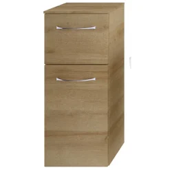 Highboard 'Lucia' braun foliert 30 x 73 x 33 cm