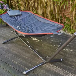 Hängematte 'Bahia' mit Gestell anthrazit 305 x 104 x 105 cm