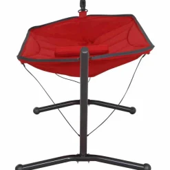 Hängematte 'Bahia' mit Gestell rot 305 x 104 x 105 cm