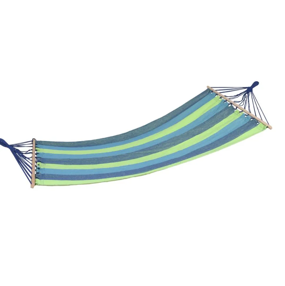 Hängematte 'Hawaii' grün, blau 100 x 280 cm
