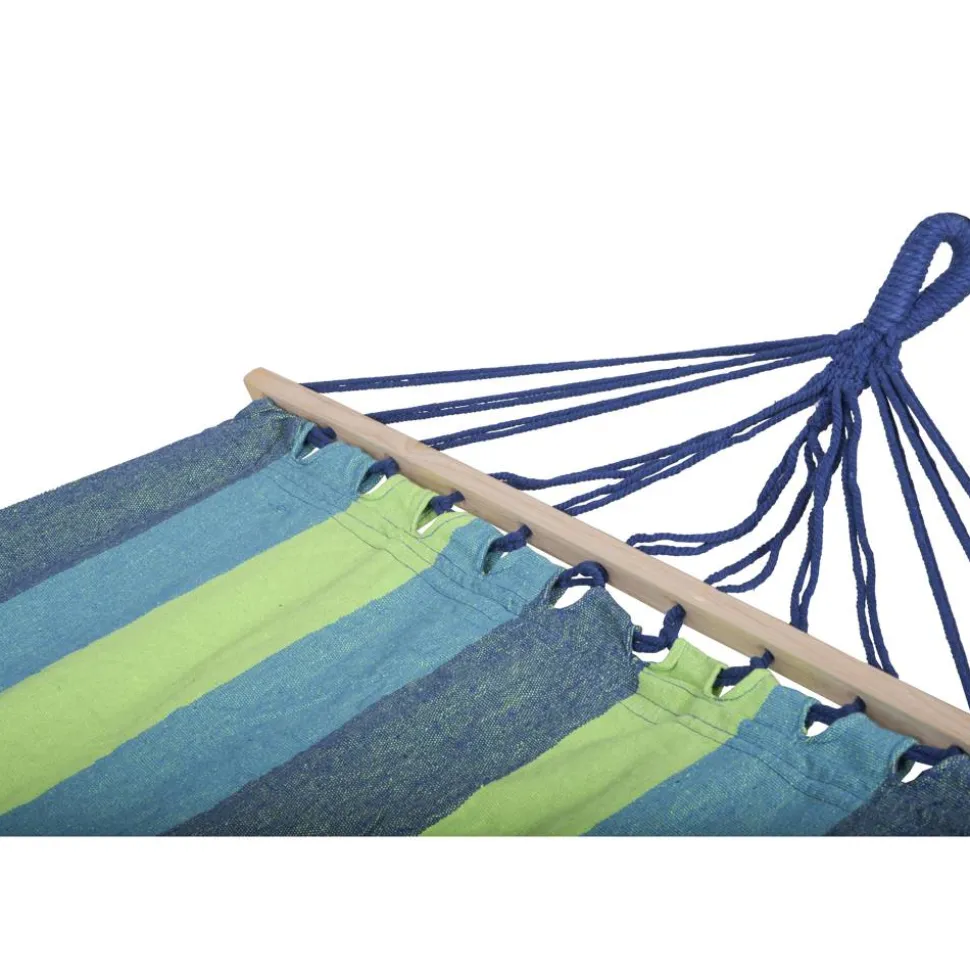 Hängematte 'Hawaii' grün, blau 100 x 280 cm