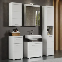 Hängeschrank 'Amanda' weiß glänzend 37 x 77 x 23 cm