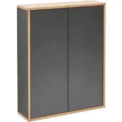 Hängeschrank 'Finn' anthrazit matt 60 x 75 x 20,5 cm