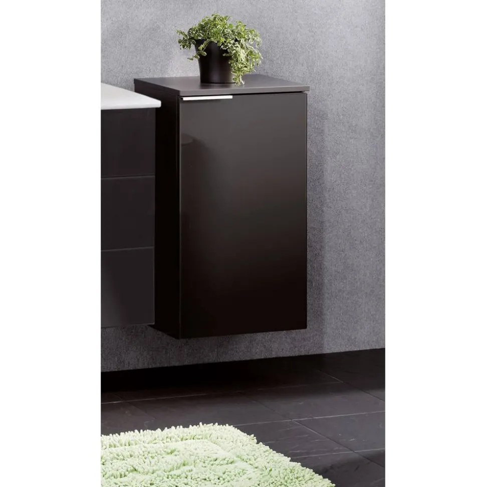 Hängeschrank 'Kara' anthrazit lackiert 40,5 x 70 x 32 cm rechts