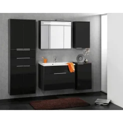 Hängeschrank 'Kara' anthrazit 40,5 x 70 x 22,5 cm rechts
