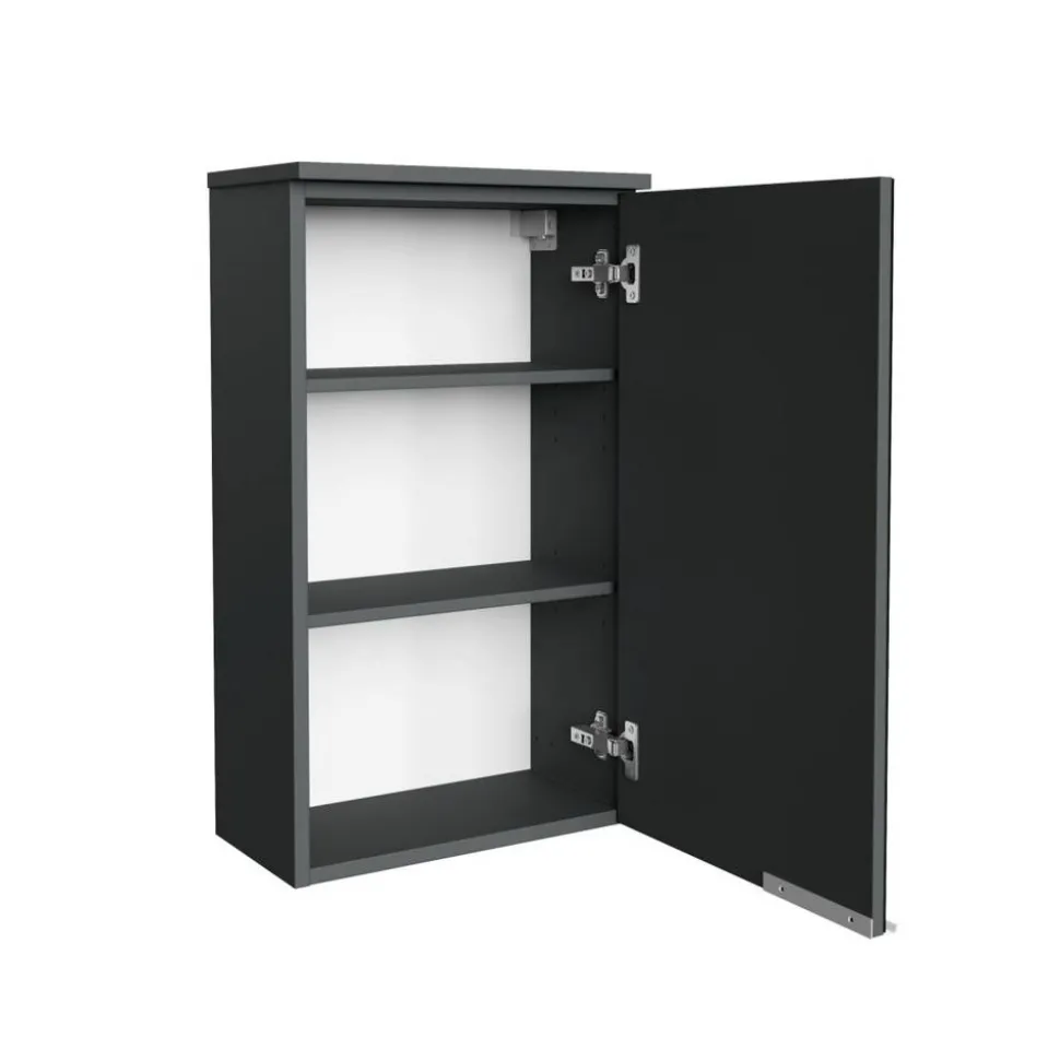 Hängeschrank 'Kara' anthrazit 40,5 x 70 x 22,5 cm rechts