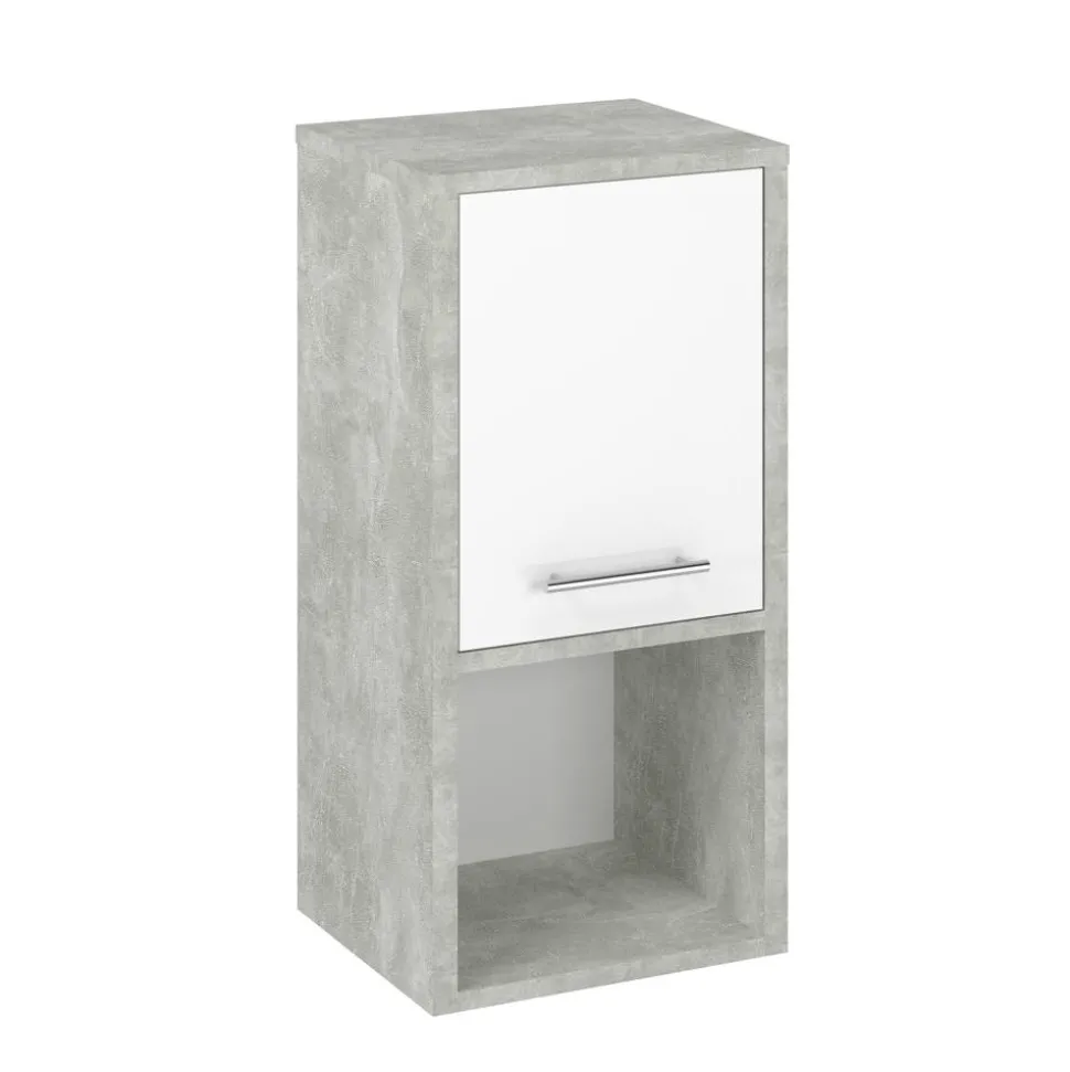 Hängeschrank 'Lahti' weiß 33 x 68 x 28 cm
