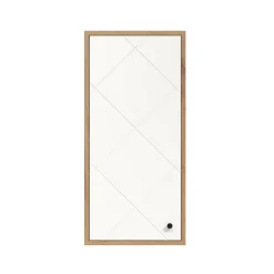 Hängeschrank 'Touch' weiß, braun matt 36 x 79 x 29 cm