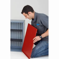 Hängeschrank rot 3-türig 120 x 60 x 20 cm