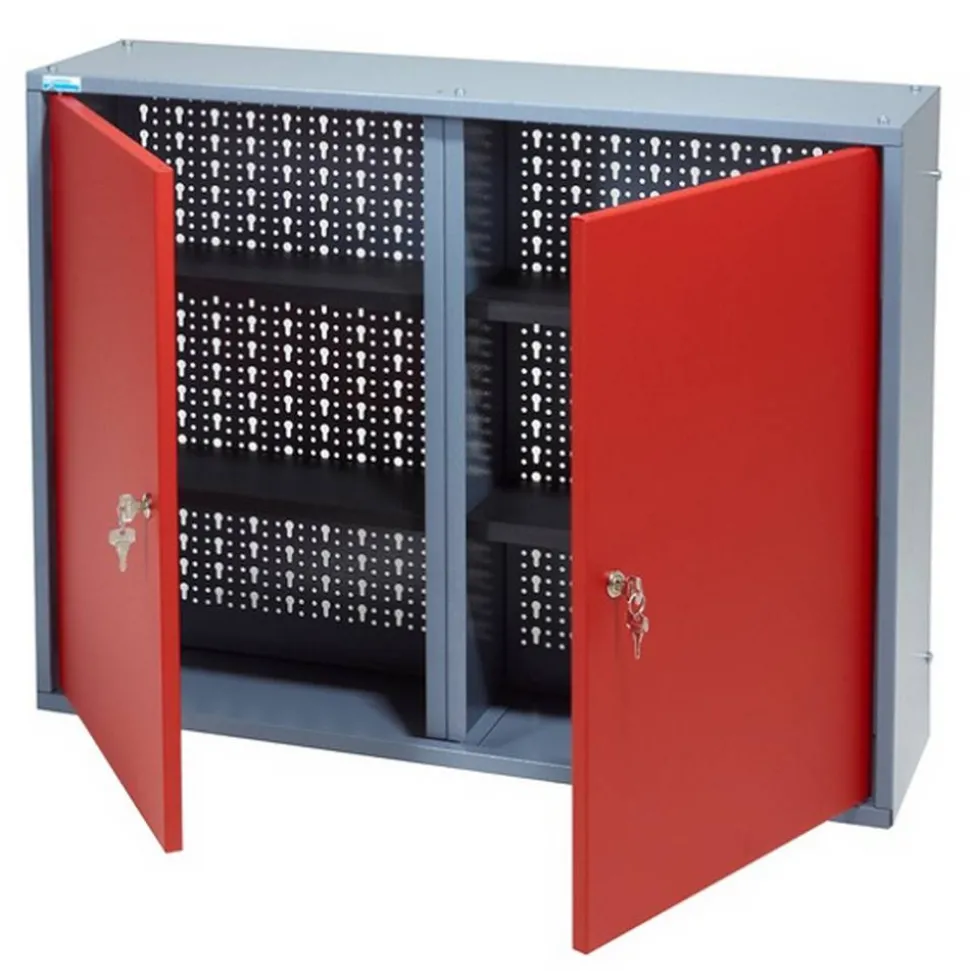 Hängeschrank rot 80 x 20 x 60 cm