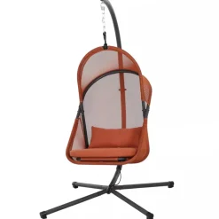 Hängesessel 'Yobaya' mit Gestell rot x 195 x 106 cm