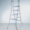 Hochbeckenleiter 4 Stufen Edelstahl 149 x 15,4 cm