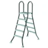 Hochbeckenleiter 2 x 4 Stufen Edelstahl 145 x 53 cm