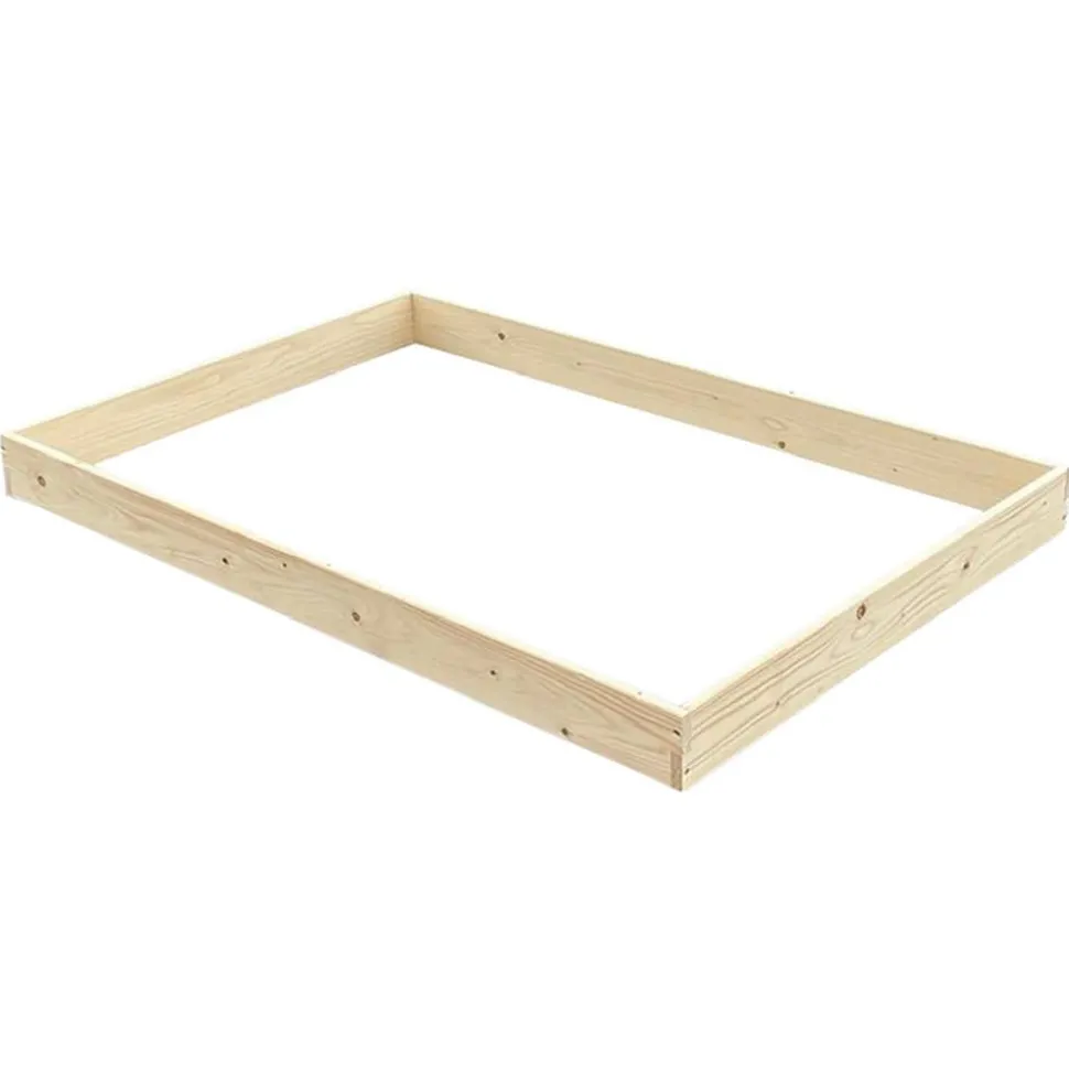 Hochbeet 120 x 9,5 x 80 cm aus Holz natur