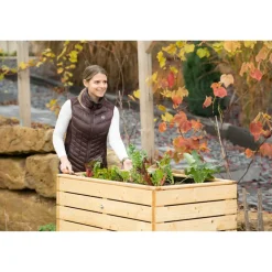 Hochbeet 'Asket M' Natur Holz 110 x 70 x 90 cm