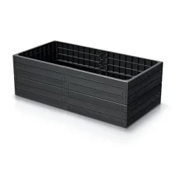 Hochbeet 'Base Woody' 149 x 75,6 x 25 cm anthrazit