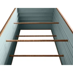 Hochbeet Holzoptik 180 x 70 x 90 cm