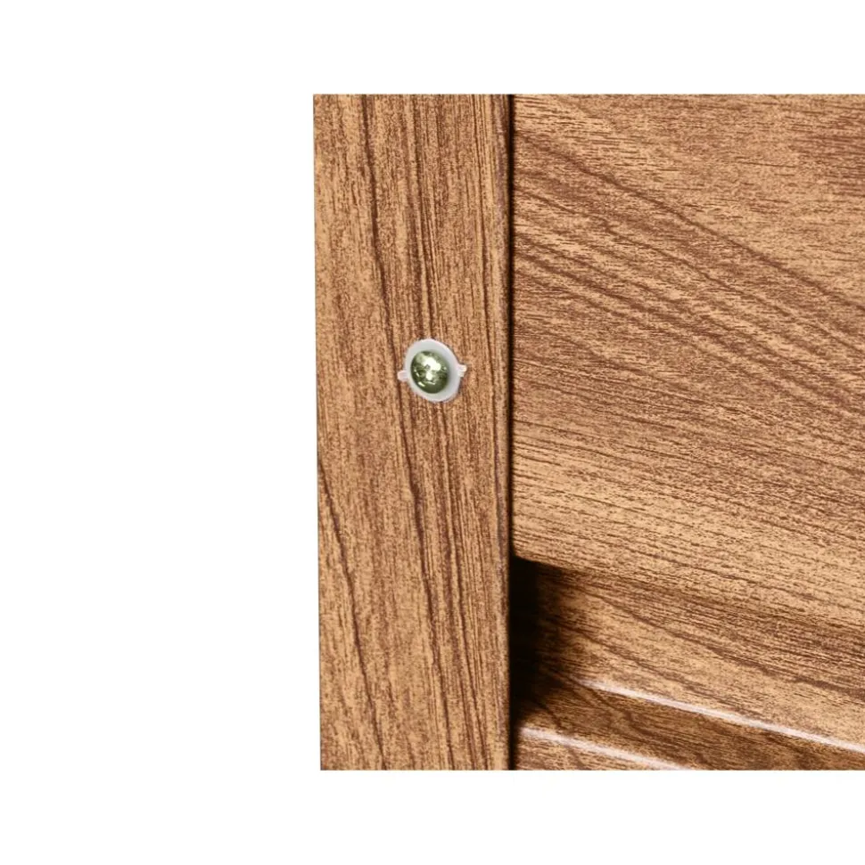 Hochbeet Holzoptik 180 x 70 x 90 cm