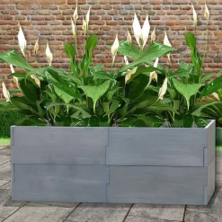 Hochbeet 'Jana' grau 160 x 80 x 60 cm
