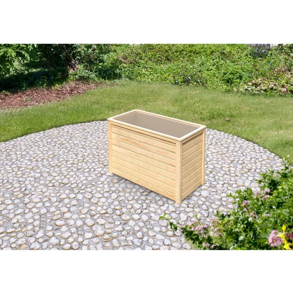 Hochbeet natur Fichte 133 x 69 x 82 cm, 460 l