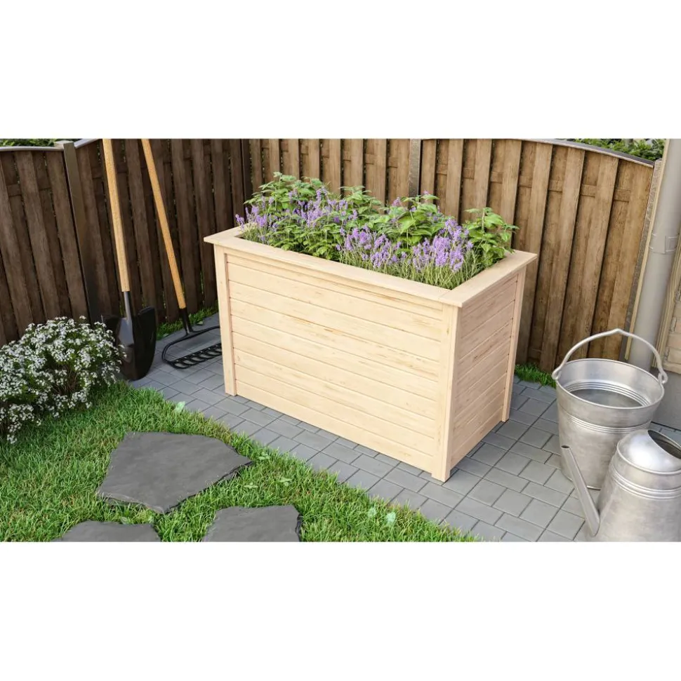 Hochbeet natur Fichte 133 x 69 x 82 cm, 460 l