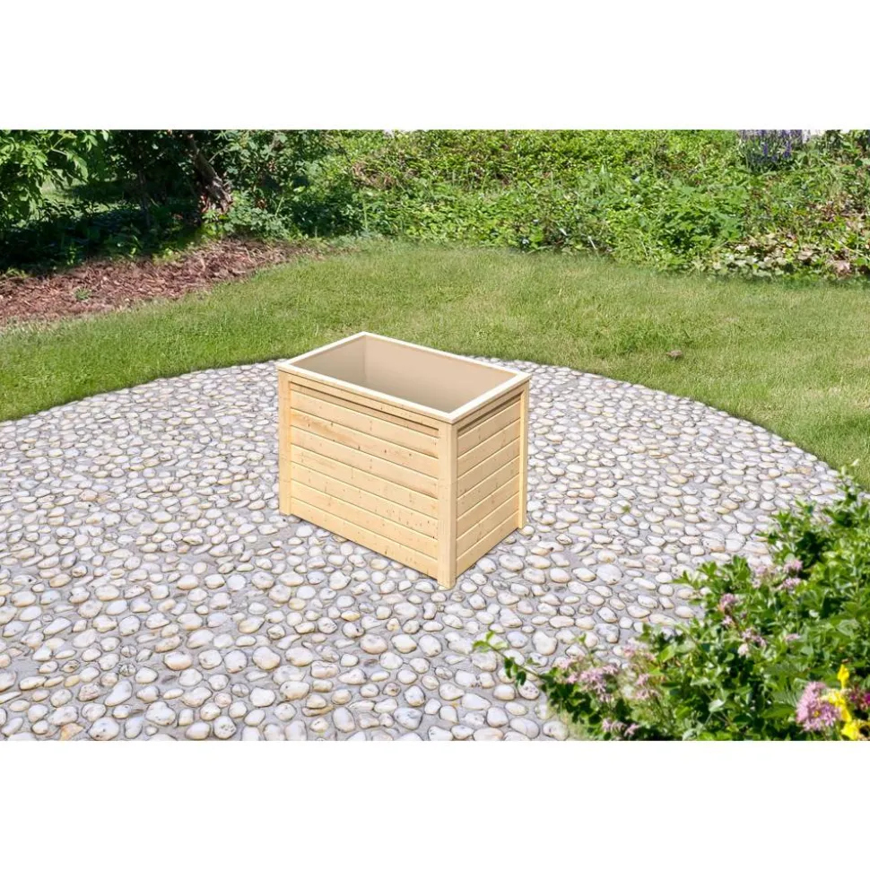Hochbeet natur Fichte 98 x 65 x 64 cm, 260 l