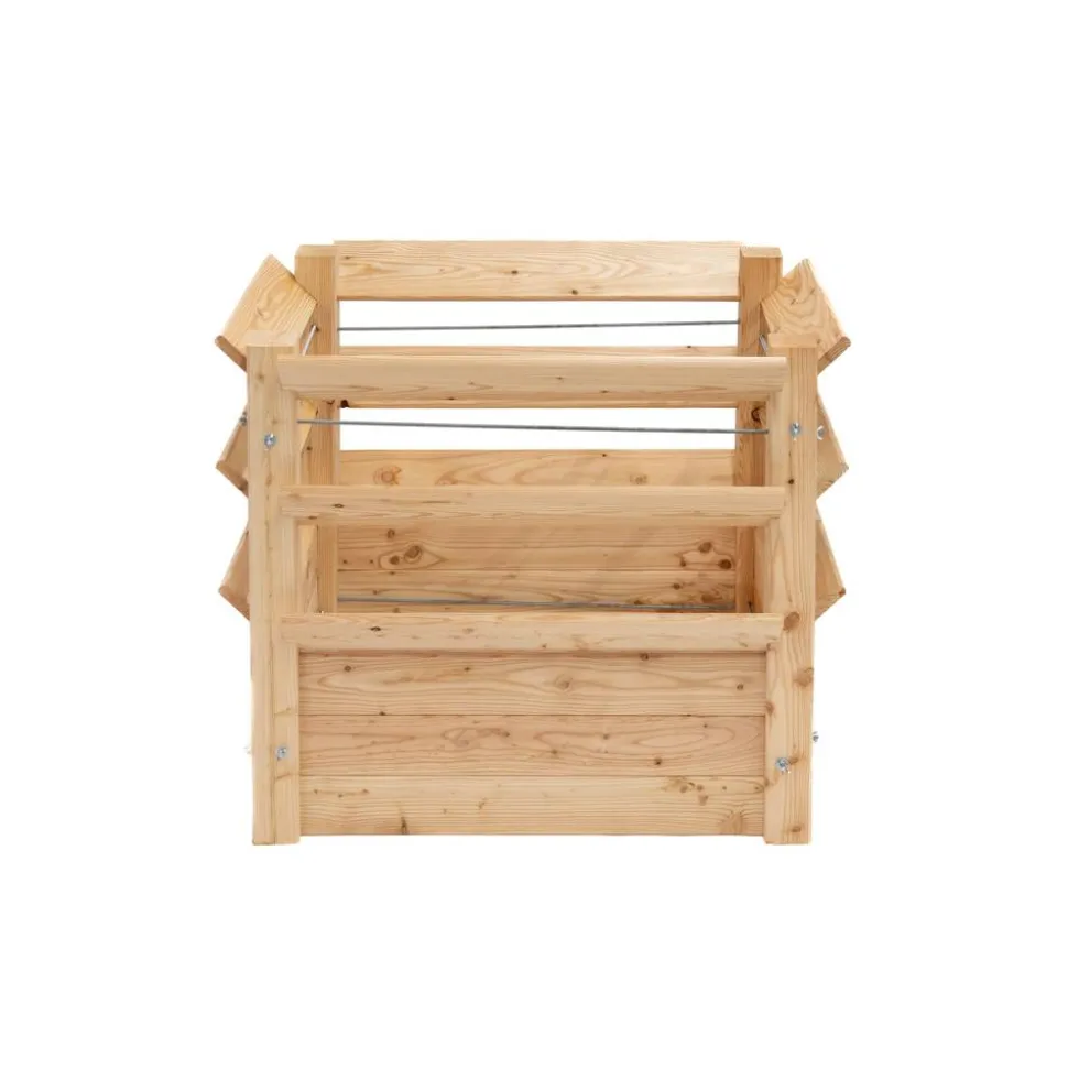 Hochbeet 'Premium' XL Lärchenholz naturfarben 66 x 73 x 91 cm