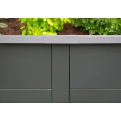 Hochbeet 'Primus XL' anthrazit 200 x 77 x 100 cm