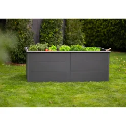 Hochbeet 'Primus XL' anthrazit 200 x 77 x 100 cm
